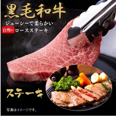 黒毛和牛ロースステーキ 400g 2枚で合計400g 氷温熟成肉 化粧箱入り ギフト 015B154