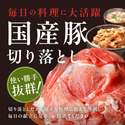 【さとふる限定】国産豚肉 切り落とし 4kg(500g×8)【氷温熟成×極味付け】mrz0013