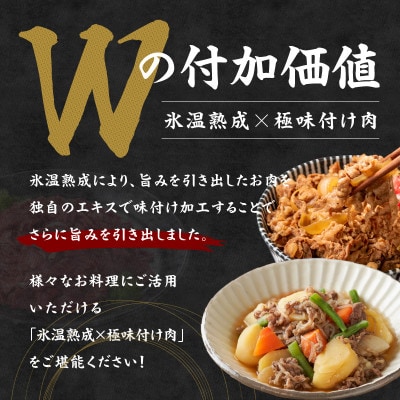 国産 牛肉 切り落とし 900g(300g×3)【氷温熟成×極味付け】mrz0117
