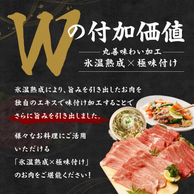 【氷温熟成×極味付け】国産 豚肉 もも スライス 2.7kg(300g×9) mrz0248