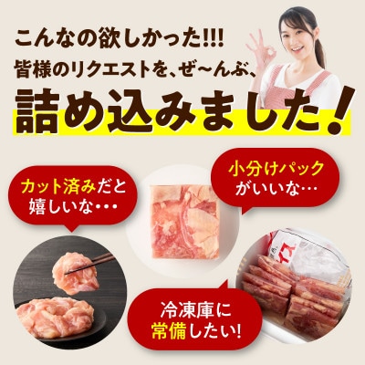 【小分け】国産鶏もも肉 2.5kg(250g×10P) カット済み 氷温熟成×極味付 mrz0446