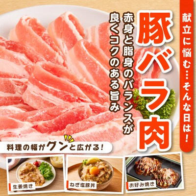 【氷温熟成×極味付け】国産 豚バラ スライス 2.4kg 小分け 300g×8P mrz0443