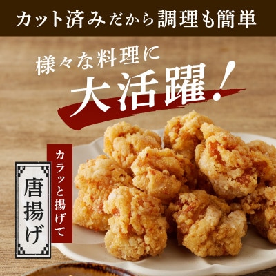 国産鶏肉 もも 3.6kg 小分け 400g×9P カット済み 極味付け肉 CFX0008