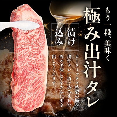 A5/A4等級黒毛和牛サーロインステーキカット合計4kg(250g×16P)極味付肉 G3644-1