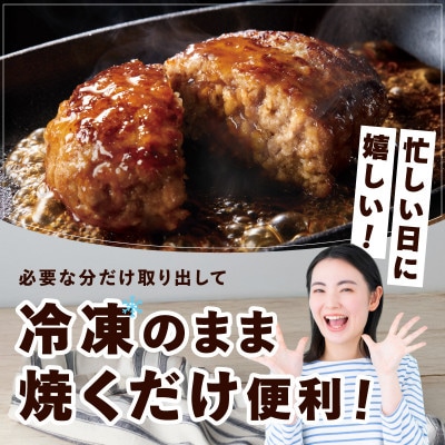 【さとふる限定】BIGハンバーグ 200g×20個 黒毛和牛入り CFX0024