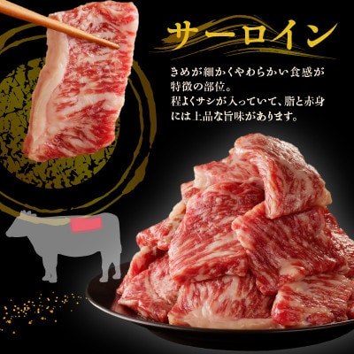 黒毛和牛A5/A4等級 切り落とし 焼肉セット 600g(サーロイン)G3700