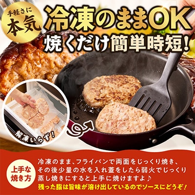 【圧巻の30個】肉の泉佐野 ハンバーグ 合計3.6kg 黒毛和牛×なにわポーク入り