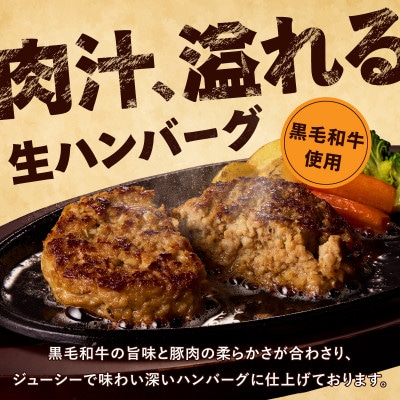 【冷凍のまま焼くだけ!】BIGハンバーグ 200g×8個 黒毛和牛入り BIGサイズ