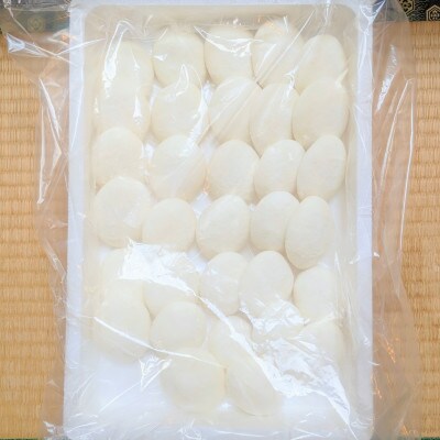 老舗の杵つきたて生丸餅(白) 2kg 約40個　099H1494