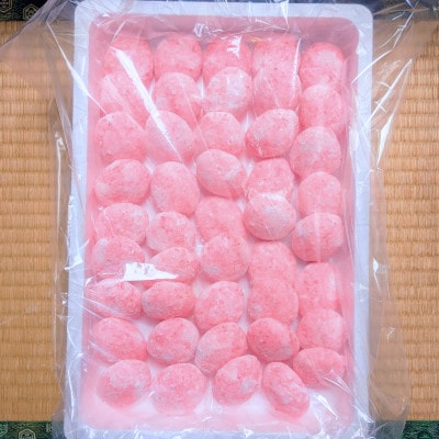 老舗の杵つきたて生丸餅 2kg 約40個 海老入り　015B190