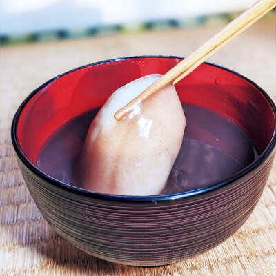 【期間限定】老舗和菓子屋さんの杵つき生丸餅(白)12個&こしあん300g×3セット 099H2561