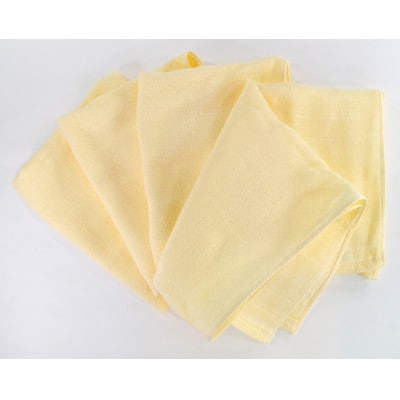 やわらかガーゼ フェイスタオル 4枚 クリーム 泉州産タオル 099H4308