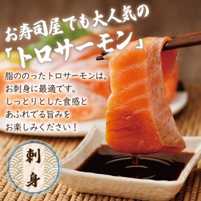 トロサーモン ハラス 切り落とし 600g(300g×2)訳あり サイズ不揃い 099H2372