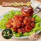 桜文特製 ミニハンバーグ 100個(50個×2袋)1個あたり約25g G1047