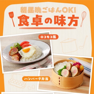 ウィンナー入り ハンバーグ 総量1.8kg (120g×15個)G1058
