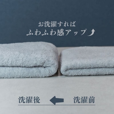 スーピマバスタオル 2枚セット(グレー) 015B482