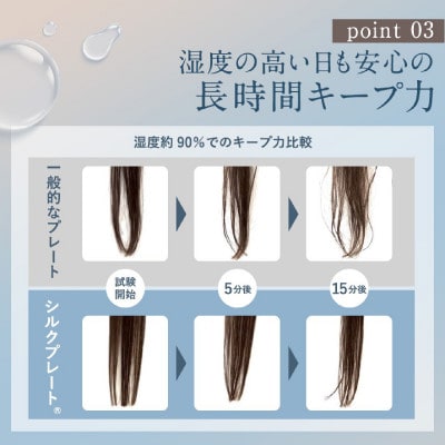 KINUJO ストレートヘアアイロン ホワイト 絹女 国内製造 IBS0003