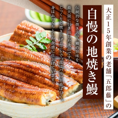 【数量限定】ひつまぶしにオススメ!老舗 五郎藤 訳あり 国産 きざみ鰻140g×2 010B1611