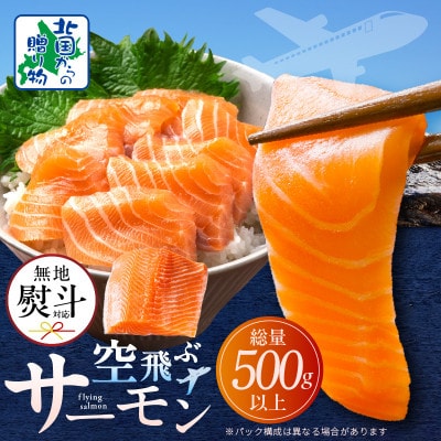 無地熨斗 アトランティックサーモン 総量500g以上 サーモン 冷凍 099H3605-1