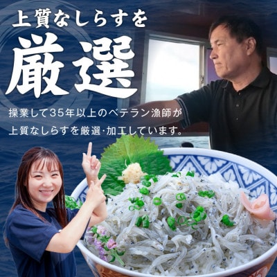 しらす漁師 濱ちゃんのこだわり 減塩 釜揚げしらす 900g(150g×6P)