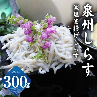 【お試し】濱ちゃんのこだわり 減塩 釜揚げしらす 300g 小分け 150g×2P G2864