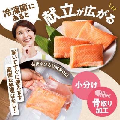 アトランティックサーモン 1.6kg 小分け 柵切り 刺身