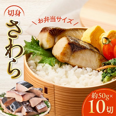 【お弁当サイズ】さわら 切身 約50g×10切れ 小分け 500g 訳あり G3707