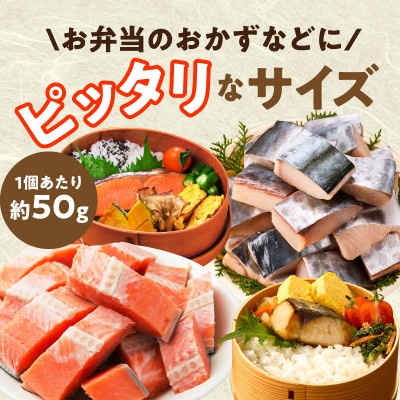 【お弁当サイズ】さわら&銀鮭 切身 計20切れ(各約50g×10切れ) 訳あり サイズ不揃い