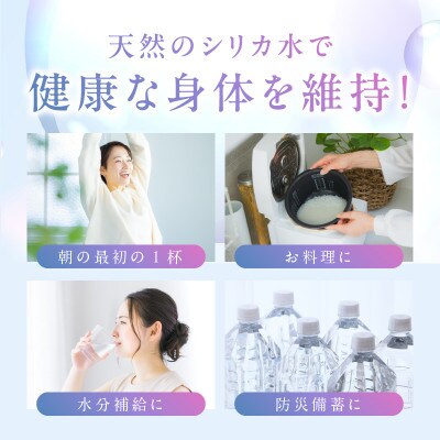 【毎月定期便】ALOHAS シリカ水 合計20L (500ml×40本入り)全3回 099Z359