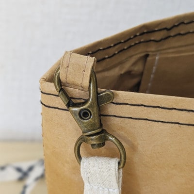 米袋ミニトート(紐付きショルダー) 【日常に寄り添う、軽やかな相棒】　099H3819