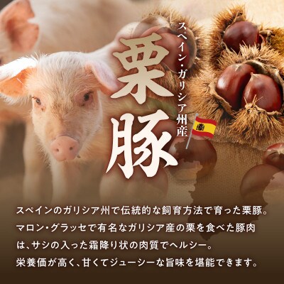 栗豚 切り落とし 900g【オリジナルスパイス仕込み 豚肉 300g×3P】 G3344