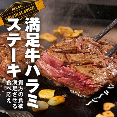 満足牛ハラミステーキ オリジナルスパイス仕込 合計1.32kg 牛肉 小分け 焼肉 099H4187