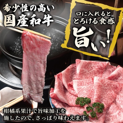 A5ランク国産和牛 肩ロース 牛しゃぶ 小分け 合計1.2kg(300g×4P)
