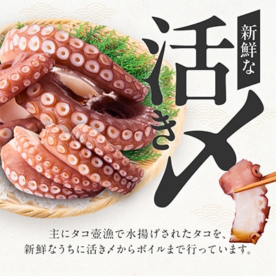 冷凍ボイルタコ 足のみ 合計1kg(100g前後×7～14パック)099H3804