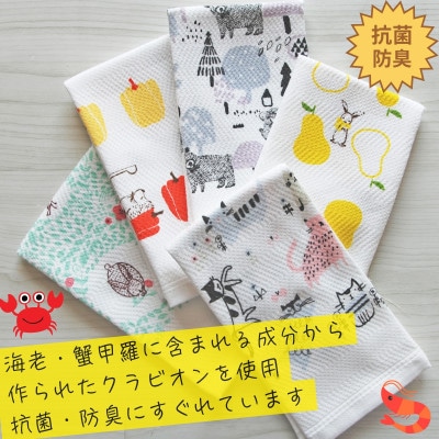 ふきぴか キッチンタオル 5枚セット ギフト仕様 デザインおまかせ 010B1855
