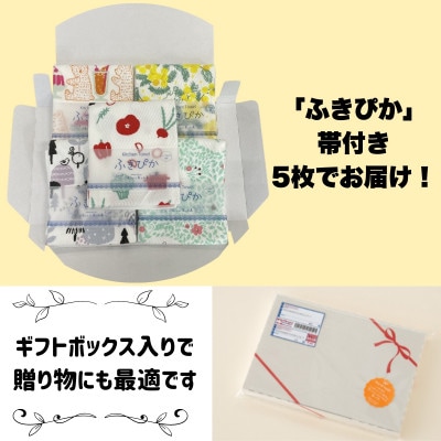 無地熨斗 ふきぴか キッチンタオル 5枚セット ギフト仕様 デザインおまかせ 010B1857