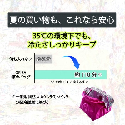 ALOHAS ORIBA Cooler 保冷バッグ 小さめサイズ Black