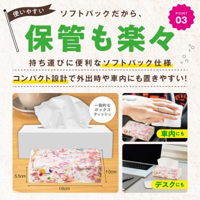 ソフトパックティッシュ 30パック×400枚 200組 ピュアパルプ100% ALOHAS