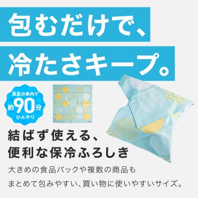 ORIBA 保冷ふろしき55(大)ブルーミント 保冷バッグ