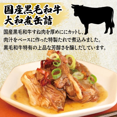 国産黒毛和牛大和煮缶詰 2缶セット 牛肉/すね肉(非常食・長期保存) 005A750