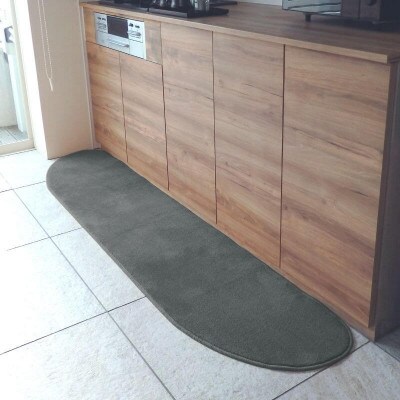 北欧風キッチンマット ラグマットタイプ ゆりかご型 スチール 抗菌防臭 diw0189