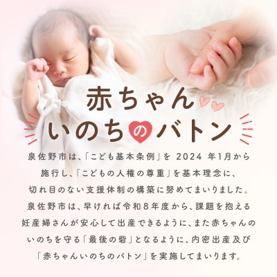 【返礼品なし】赤ちゃんいのちのバトン関連応援寄附(大阪府泉佐野市)LB0005