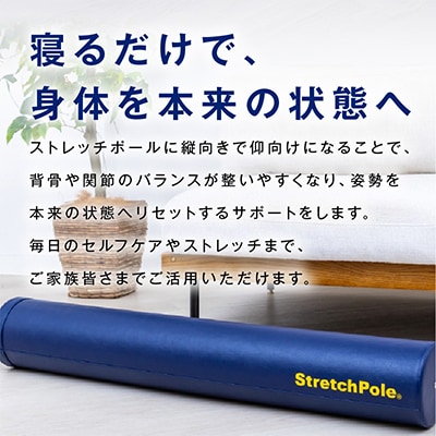 【LPN社製】ストレッチポールEX(ネイビー)