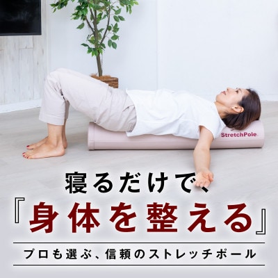 【LPN社製】ストレッチポールEX(ピンクベージュ)