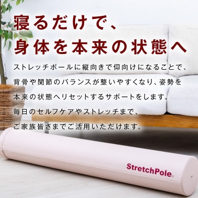 【LPN社製】ストレッチポールEX(ピンクベージュ)