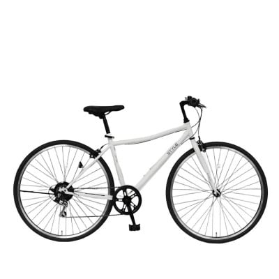 STYLE KIX  クロスバイク276 マットホワイト 27型 自転車 完成品 組み立て不要