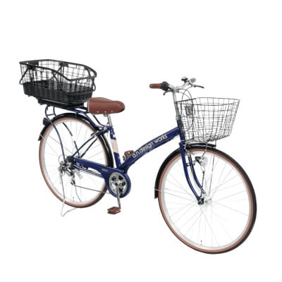 a.n.designworks/ STYLE KIX CITY276 ネイビー 27型 自転車