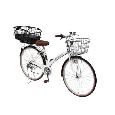 a.n.designworks/ STYLE KIX CITY276 ホワイト 27型 自転車