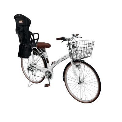 a.n.designworks/ STYLE KIX CITY276 ホワイト 27型 自転車