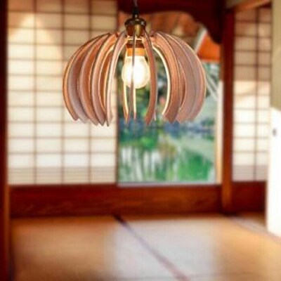 SKLO 模様替えの出来る 革と真鍮のペンダント照明